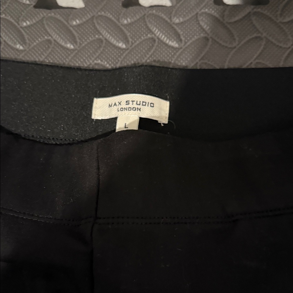 Max Studio Black Women’s Lounge/Work with Comfort Waistband
